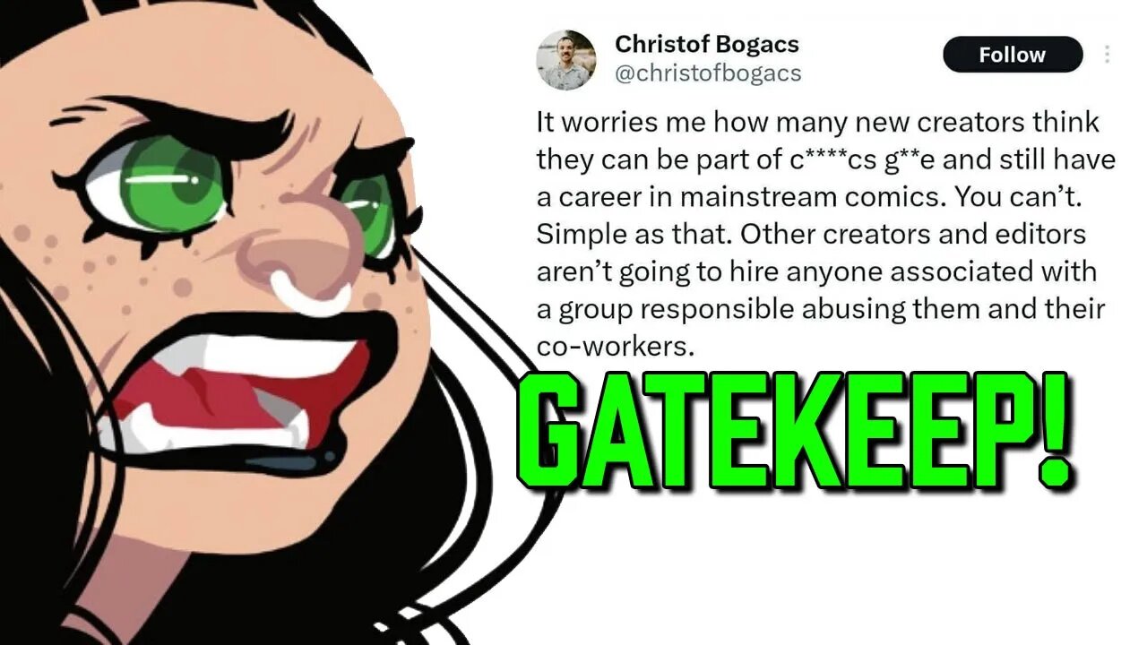 SJW Comic Pro Wants Fans to STAY OUT of the Mainstream!