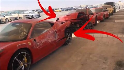 abandoned cars in dubai