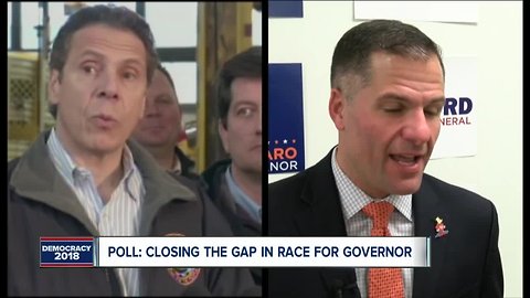 Poll: closing the gap in race for New York governor