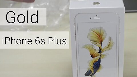 iPhone 6s Plus Gold - Unboxing & First Look!