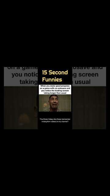 15 Second Funnies 47 #shorts #gamingmemes