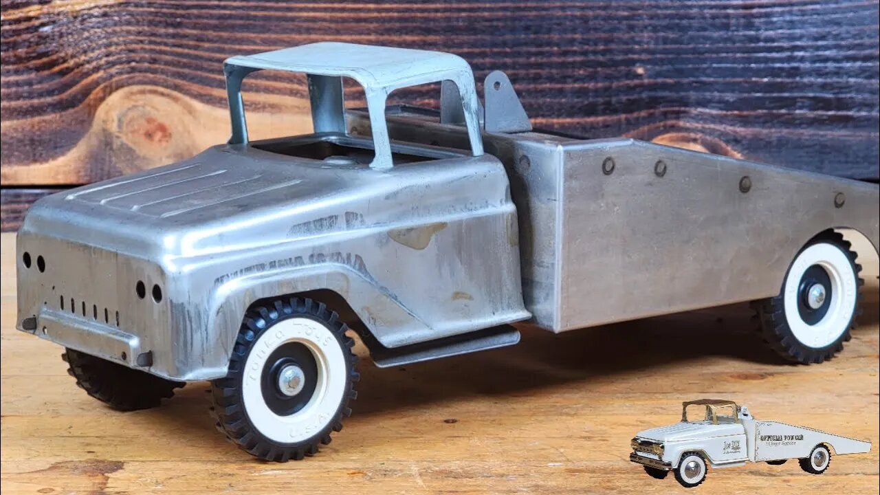 Custom Tonka Ramp Truck Race Car Hauler Build Restoration