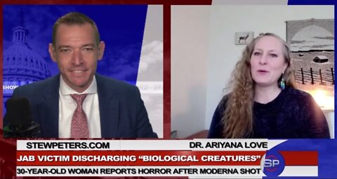 STEW PETERS SHOW 5/11/22 - JAB VICTIM DISCHARGING "BIOLOGICAL CREATURES"