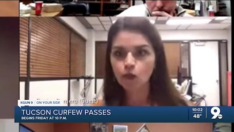 Tucson City Council votes to implement mandatory 10 p.m. curfew