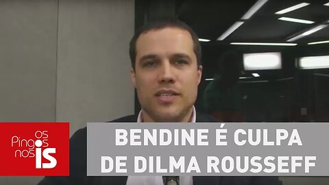 Bendine é culpa de Dilma Rousseff, diz Felipe Moura Brasil