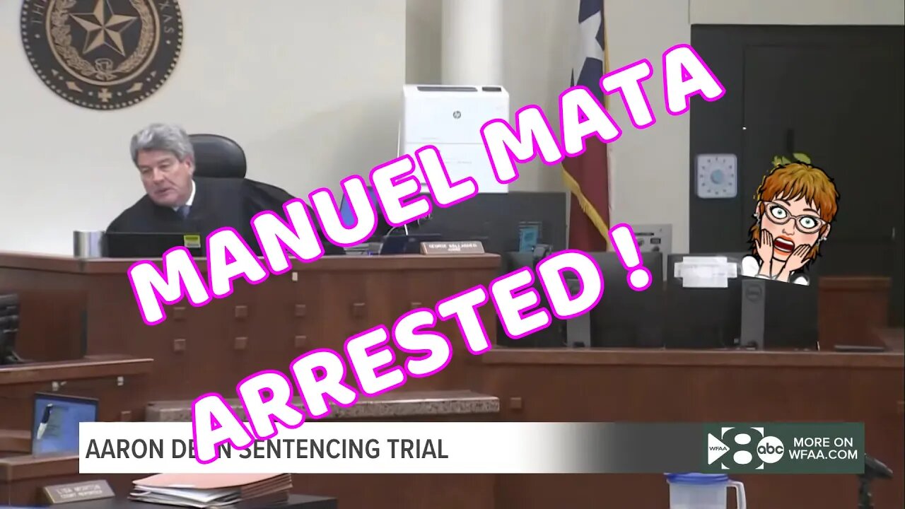 MANUEL MATA ARRESTED!