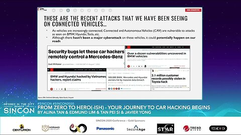 SINCON 2020 From Zero to Hero ish Your Journey to Car Hacking Begins