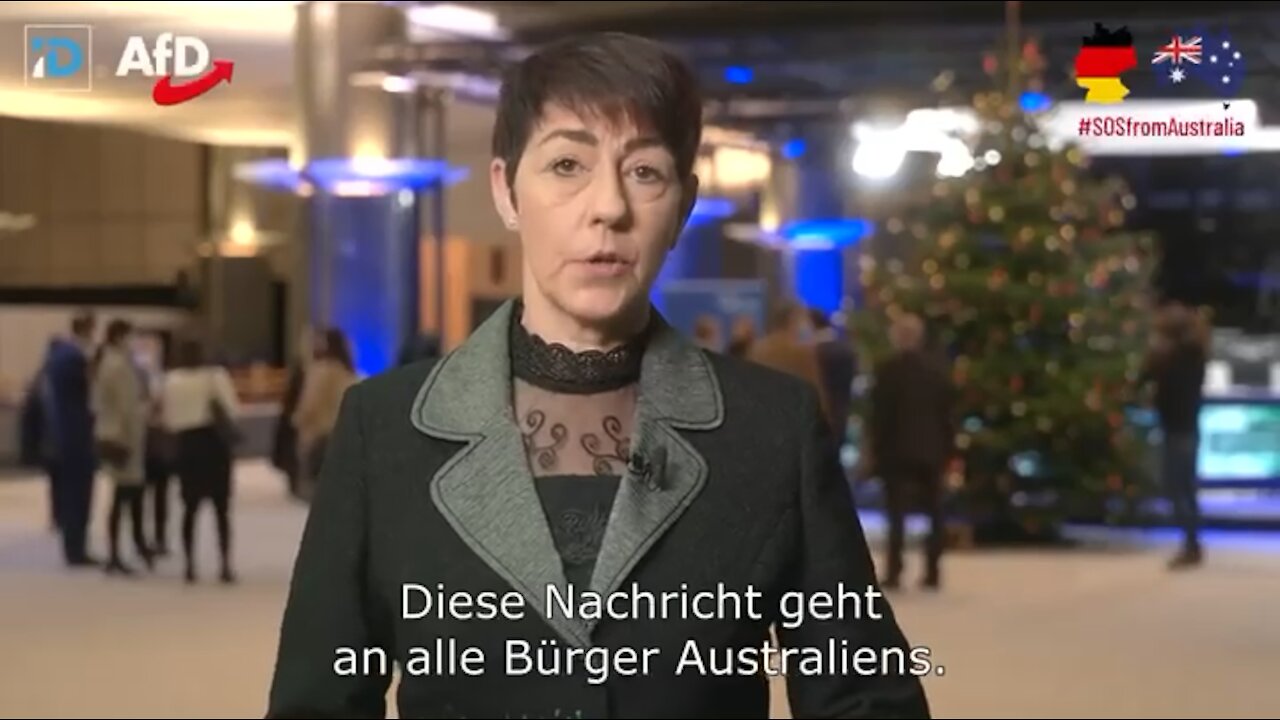 Christine Anderson of the E.U. Parliament answers cries for help from Australia Part 1 of 3