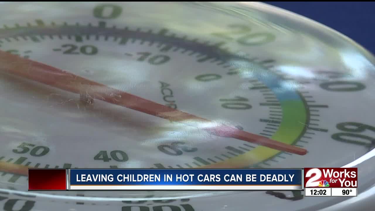 leaving children in hot car