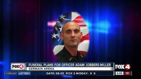 Funeral for officer Jobbers-Miller