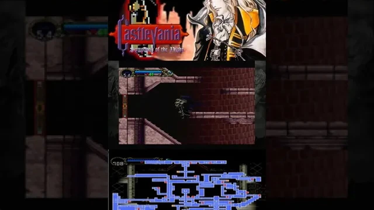 CASTLEVANIA SOTN CORTES #17 - #shorts