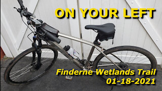Riding the Finderne Wetlands Trail