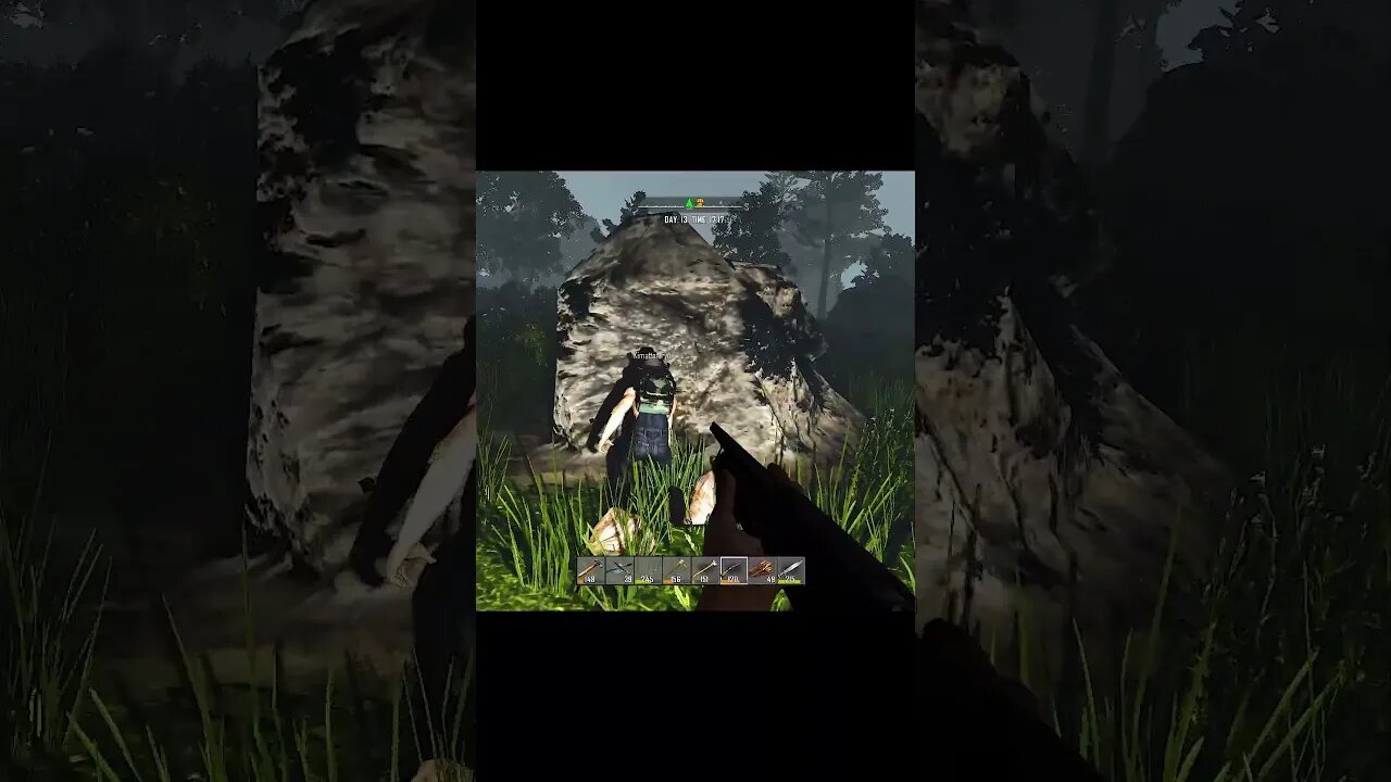 This is how he helps me gather | 7 Days to Die