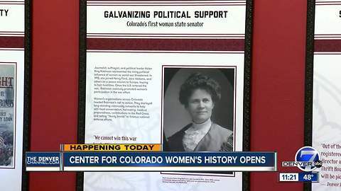 Center for Colorado Women's History at the Byers-Evans House opens