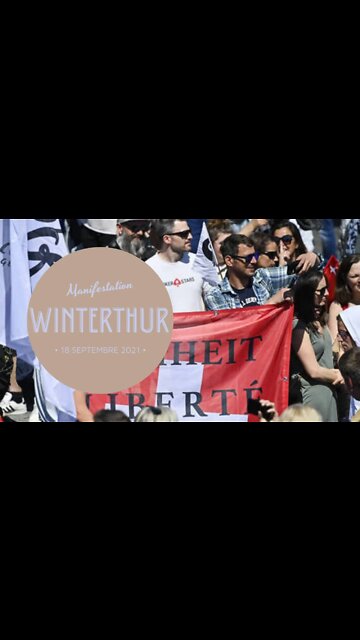 Winterthur - 18.09.21 - Manifestation contre le certificat COVID