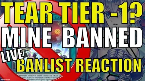 NEW YUGIOH #BANLIST! [Live Reaction]