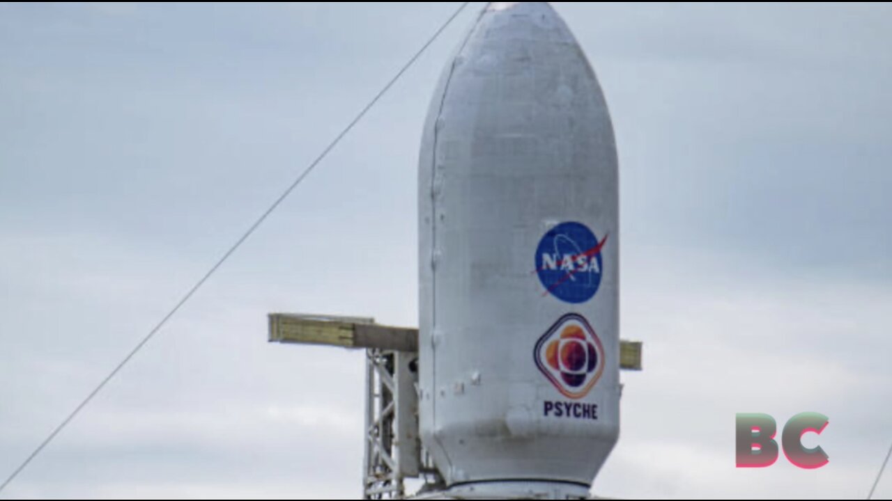 Bad weather delays SpaceX Falcon Heavy launch of NASA’s Psyche asteroid mission