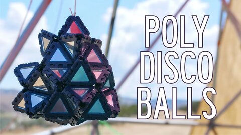 Making Polyhedron Disco Balls with Polypanels