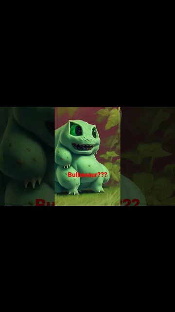 AI generated Bulbasaur #whosthatpokemon #pokemon