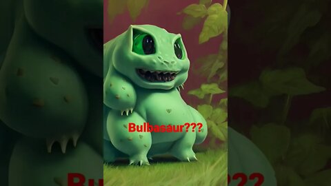 AI generated Bulbasaur #whosthatpokemon #pokemon