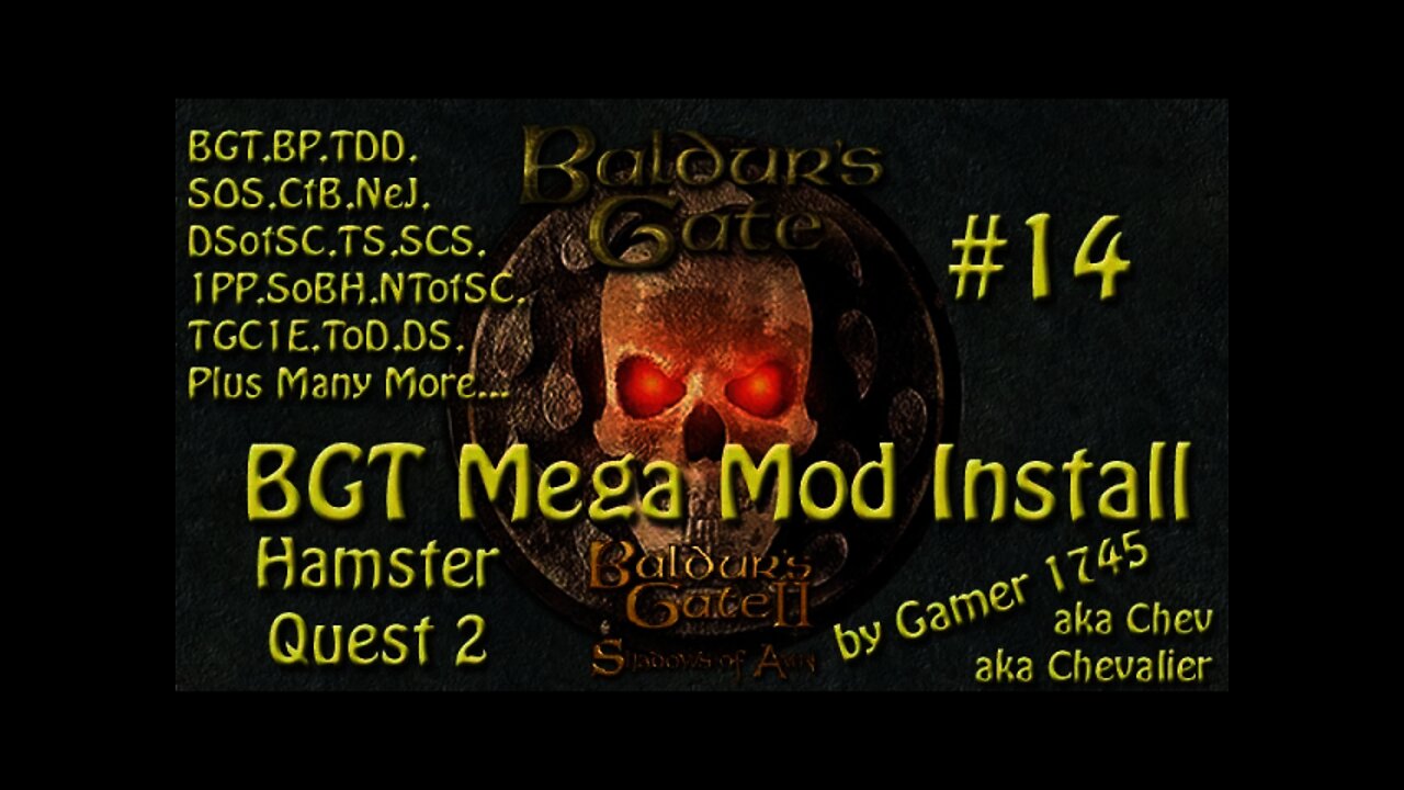 Let's Play Baldur's Gate Trilogy Mega Mod Part 14 - Hamster Quest 2