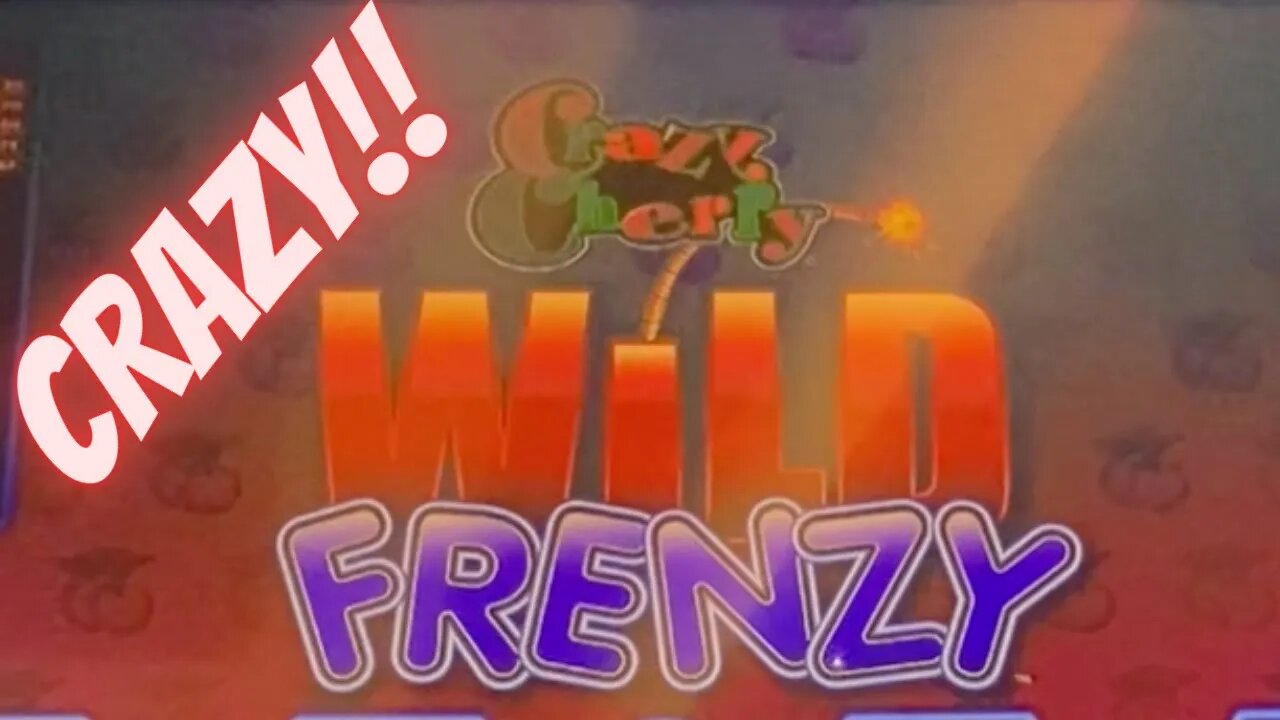 THIS #VGT CRAZY CHERRY WILD FRENZY WAS CRAZY!🎰🟥 #casino #redscreen #slots #gambling