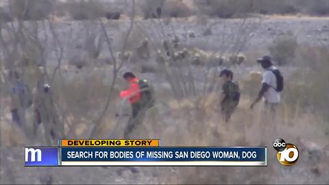 Search for bodies of missing San Diego woman and dog