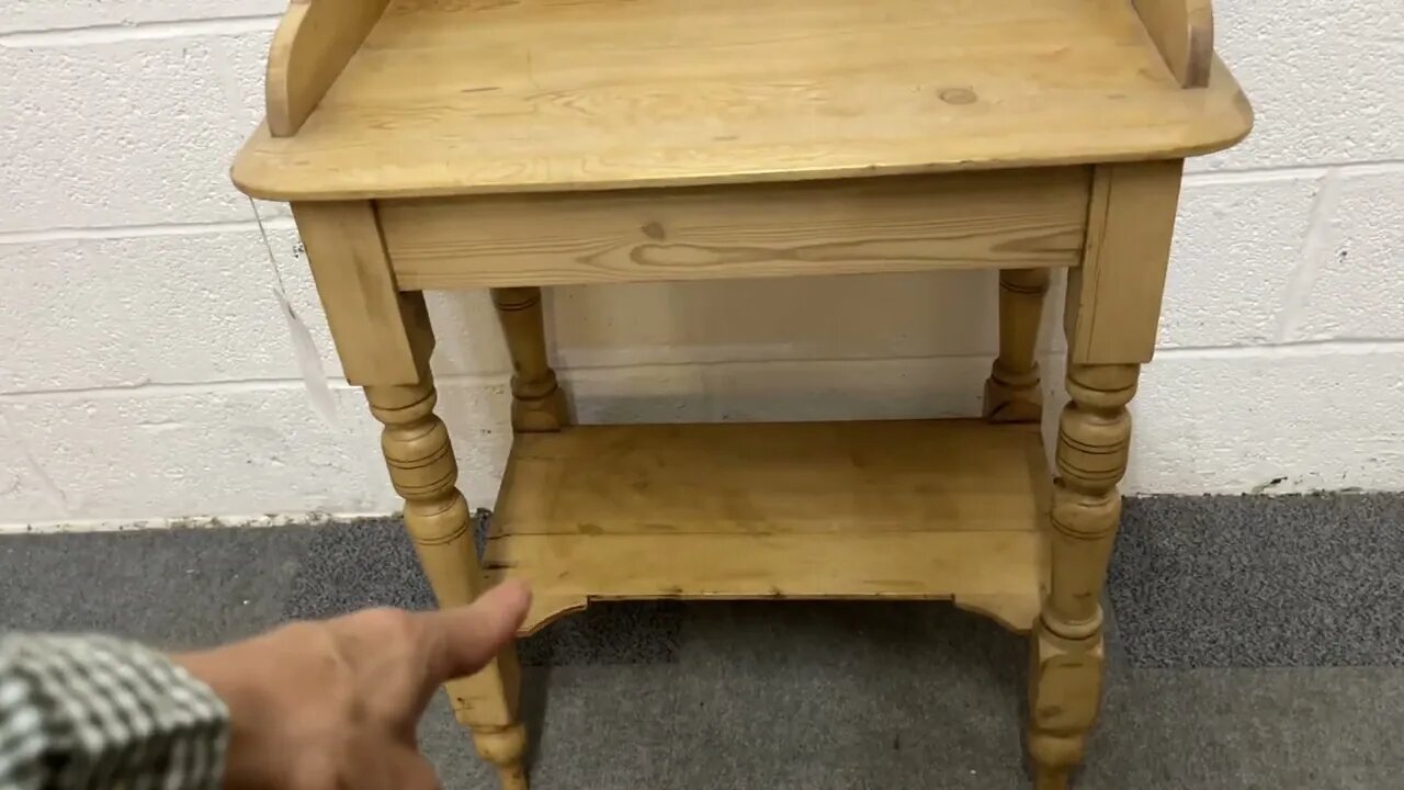 Small Edwardian Pine Washstand (Y7255A) @PinefindersCoUk