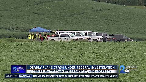 Two victims that were killed in the Westminster small plane crash are identified