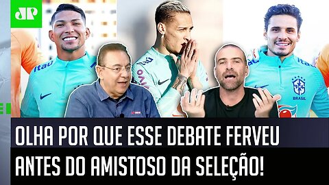 "QUÊ? Eles CAG@# PRA ISSO! E EU DUVIDO que a Seleção Brasileira..." OLHA esse DEBATE!