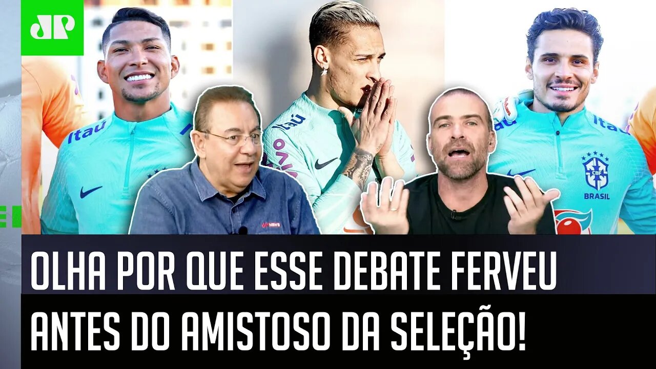 "QUÊ? Eles CAG@# PRA ISSO! E EU DUVIDO que a Seleção Brasileira..." OLHA esse DEBATE!