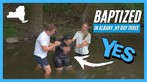 So many people surrendered their lives to JESUS CHRIST and got BAPTIZED in water in Albany, NY!!!