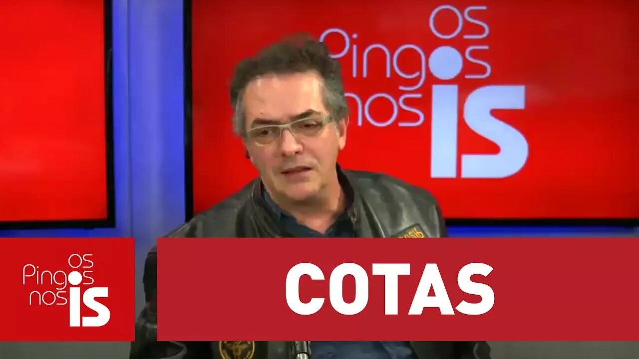 Cotas precisam de sistema de adaptação, defende Claudio Tognolli