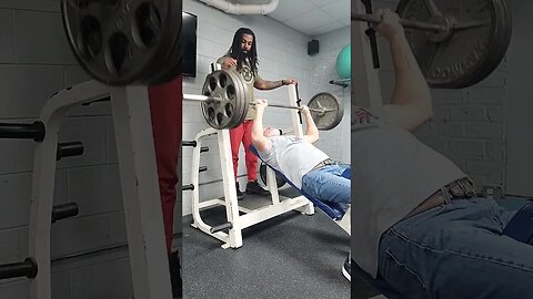 315lbs Incline Bench, Crazy 🤪 old man