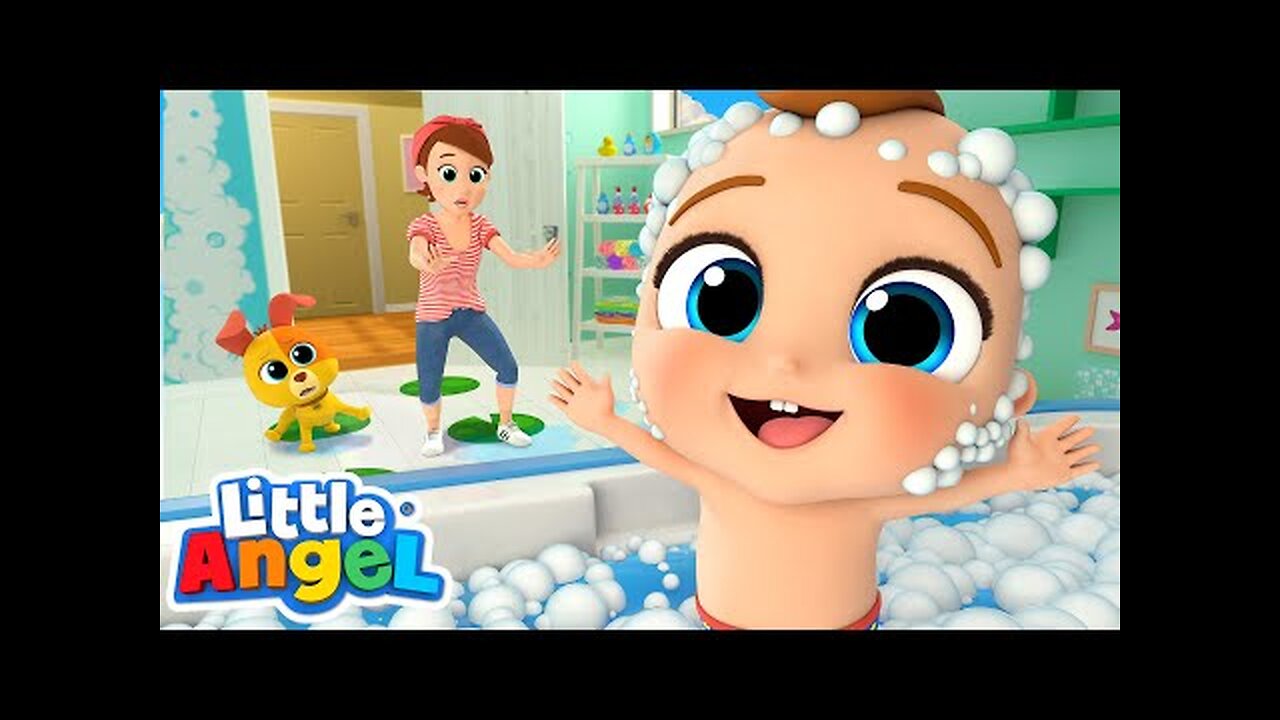 Be Safe During Bath Time Song | Little Angel Kids Songs & Nursery Rhymes