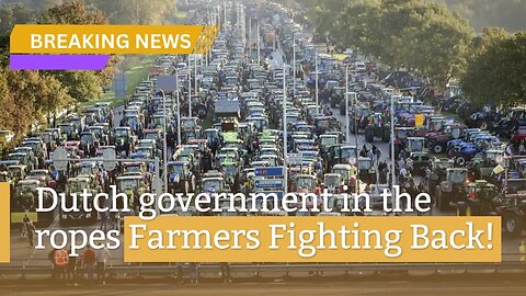 dutch farmers fighting back against the machine!