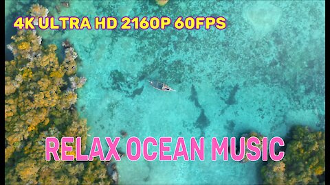 4k ultra hd 2160p 60fps relax ocean music