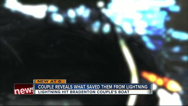 Lightning strikes boat off Jupiter during group fishing trip