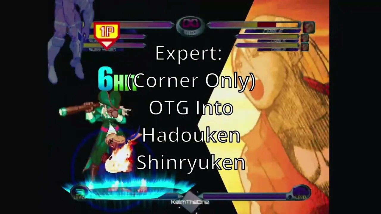 Mvc 2 Ken Masters Infinite Combo Ruby Heart Anti Air Assist Setups