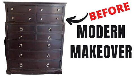 Modern Makeover/Dresser & Nightstand Flip