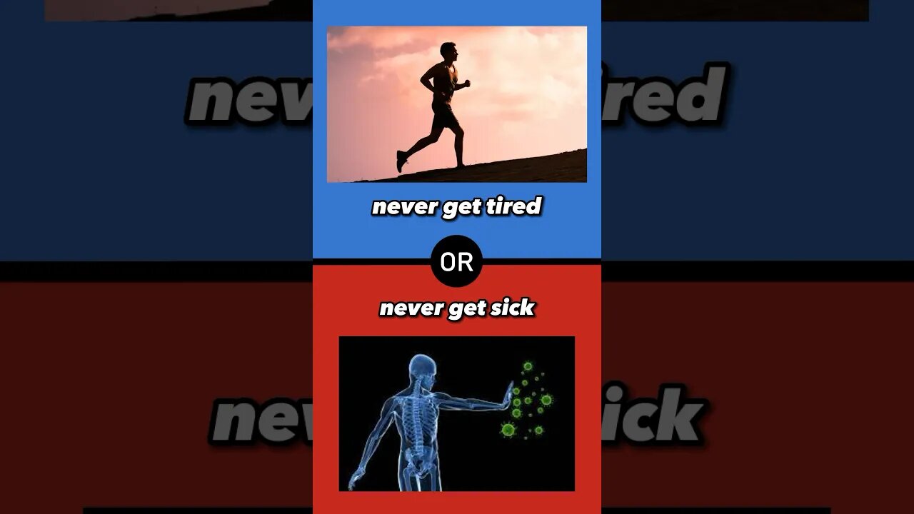 Never Get tired or Never get Sick