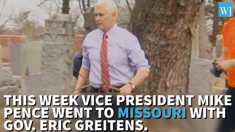 Mike Pence Shows Up At Vandalized Jewish Cemetery But NO ONE Expected What He Did Next