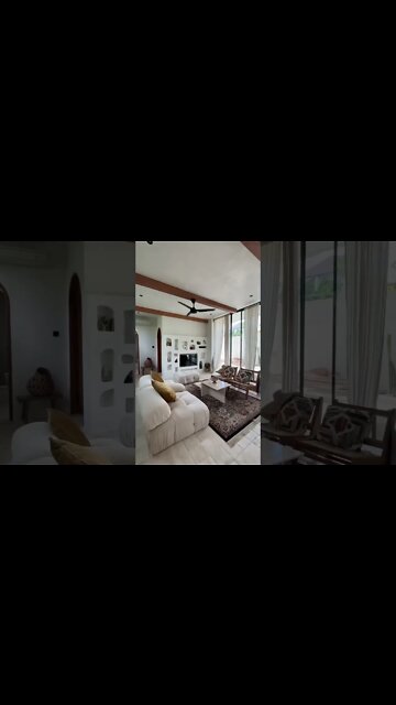 Beautiful Instagrammable home with tropical architectural design in Canggu, Bali 🌴 #shorts #bali