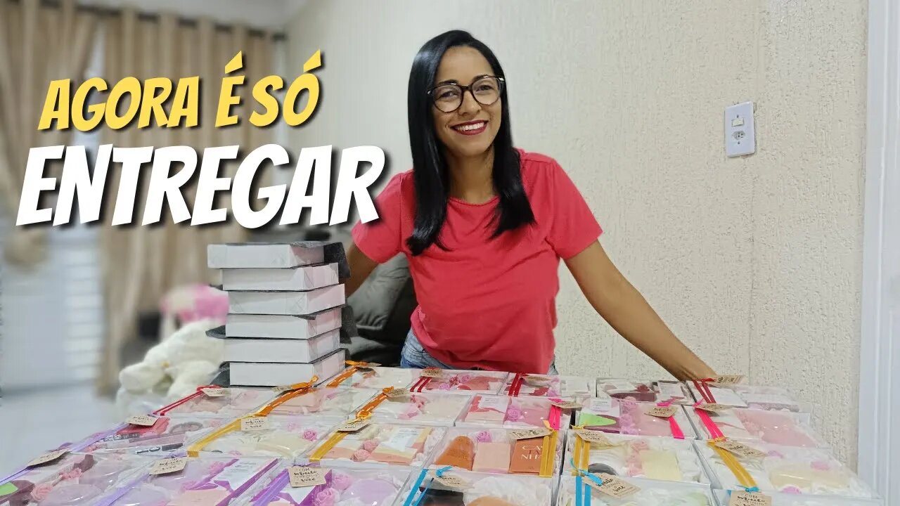 VOU MOSTRAR COMO FICARAM MEUS KITS ENCOMENDADAS COM AS CRAFTS BRANCAS para MÃES - FAÇAM TAMBEM !