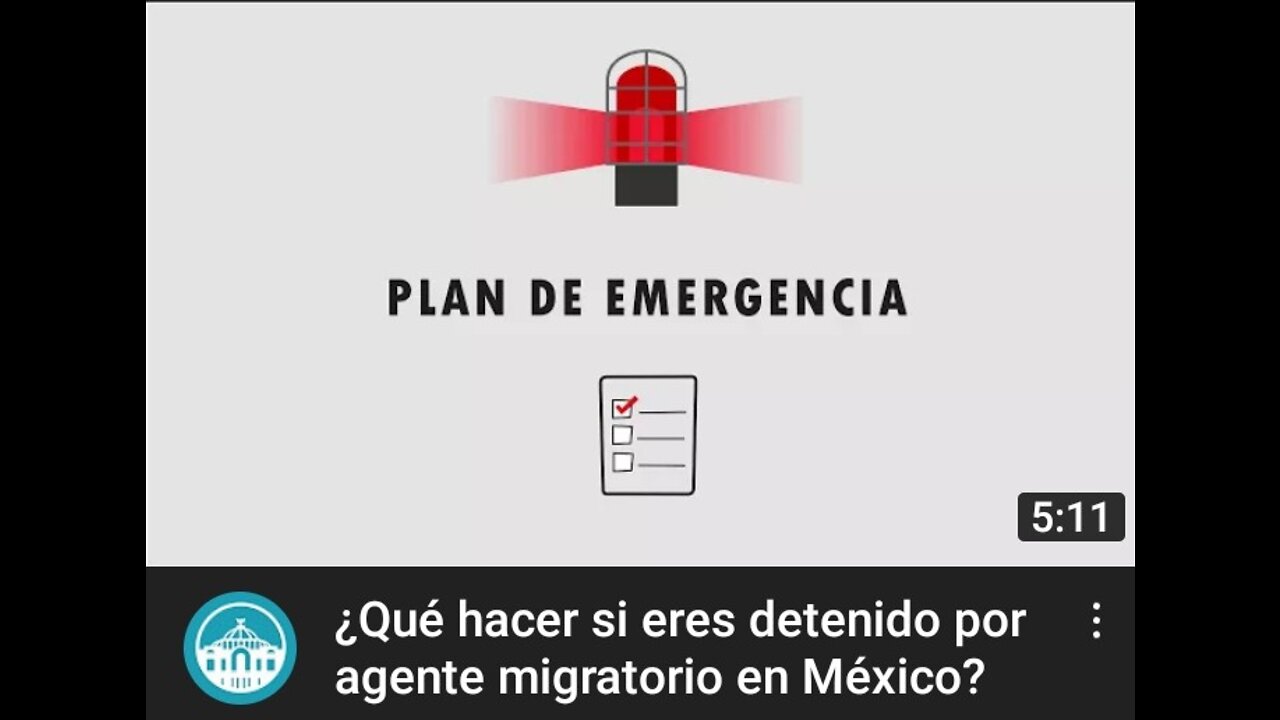 ¿Qué hacer si eres detenido por agente migratorio en México?