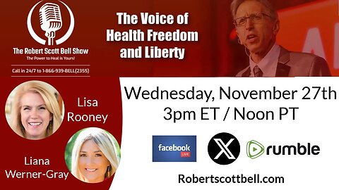 COVID Contrarian Revenge, Lisa Rooney, Vibrant Life Integrative Coaching, Liana Werner-Gray, Food as Medicine, Holiday Farts - The RSB Show 11-27-24