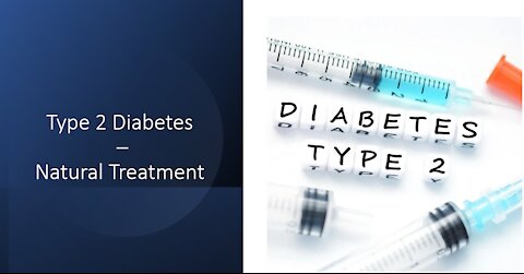 Type 2 Diabetes Natural Treatment