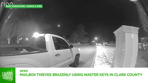 Mailbox thieves brazenly using master keys in Clark County