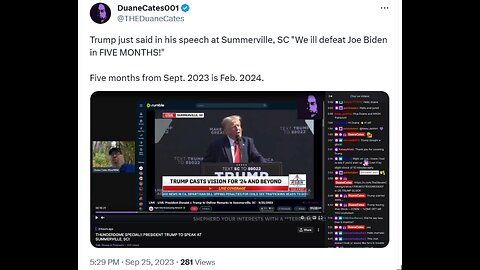 @KAGdrogo 👀Trump keeps hinting that SOMETHING IS COMING