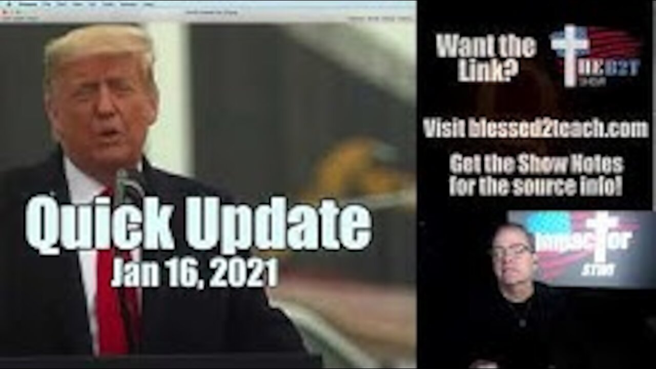 Quick Update - Jan 16, 2021